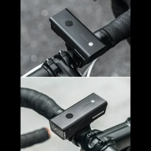 Rockbros 24510003001 front bicycle light 260 lm + USB-C - USB-A cable - juodos spalvos - Image 5