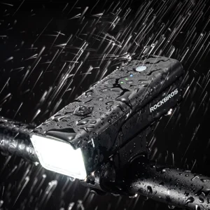 Rockbros 24510003001 front bicycle light 260 lm + USB-C - USB-A cable - juodos spalvos - Image 9