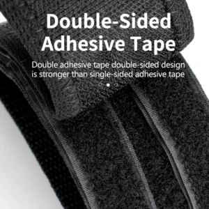 Rockbros GZT1001BK Bicycle Pedal Straps 2 vnt - juodos spalvos - Image 5