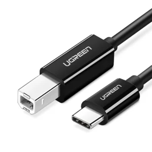 Ugreen US370 45034 kabelis for USB-C / USB-B printer 1m - juodos spalvos - Image 1