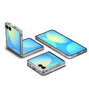 Spigen AirSkin Mag MagSafe Samsung Galaxy Z Flip 7 Crystal skaidrus ir baltos spalvos - Image 10