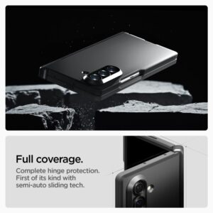 Juodas dėklas Samsung Galaxy Z Fold 7 telefonui "Spigen Tough Armor Pro MAG Magsafe" - Image 10