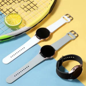 Tech-Protect IconBand skirtas Samsung Galaxy Watch 4 / 5 / 5 Pro / 6 / 7 / FE - oranžinės spalvos - Image 6