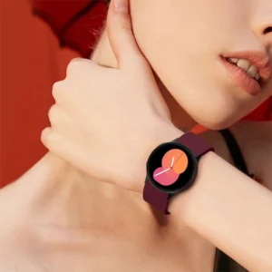 Tech-Protect IconBand skirtas Samsung Galaxy Watch 4 / 5 / 5 Pro / 6 / 7 / FE - oranžinės spalvos - Image 7