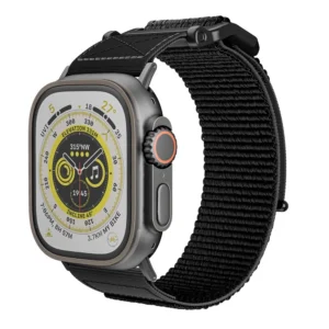 Tech-Protect Scout apyrankė skirta Apple Watch 4 / 5 / 6 / 7 / 8 / 9 / SE / Ultra 1 / 2 (42/44/45/49 mm) - juodos spalvos - Image 4