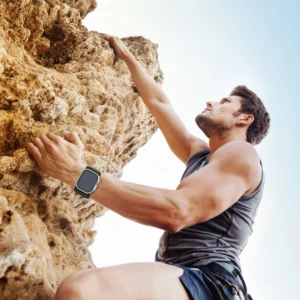 Tech-Protect Scout apyrankė skirta Apple Watch 4 / 5 / 6 / 7 / 8 / 9 / SE / Ultra 1 / 2 (42/44/45/49 mm) - juodos spalvos - Image 8
