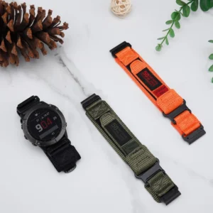 Tech-Protect Scout Pro 2 apyrankė skirta Garmin Fenix 3 / 5X / 3HR / 5X Plus / 6X / 6X Pro / 7X - oranžinės spalvos - Image 5