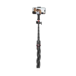 Tech-Protect L07S Bluetooth Selfie Stick su Flexible Tripod iki 54cm and 360 Head - juodos spalvos - Image 2