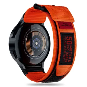 Tech-Protect Scout Pro apyrankė skirta Samsung Galaxy Watch 4 / 5 / 5 Pro / 6 / 7 / FE - oranžinės spalvos - Image 1