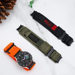 Tech-Protect Scout Pro apyrankė skirta Samsung Galaxy Watch 4 / 5 / 5 Pro / 6 / 7 / FE - oranžinės spalvos - Image 4