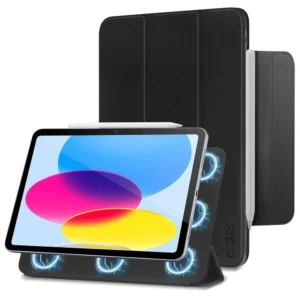 Tech-Protect SmartCase Magnetic for iPad 10.9" 2022 - juodos spalvos - Image 1