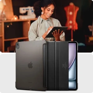 Spigen Smart Fold dėklas skirtas iPad Air 13" 2024 - juodos spalvos - Image 9
