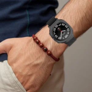 Tech-Protect MilaneseBand apyrankė skirta Samsung Galaxy Watch Ultra (47mm) - sidabro spalvos - Image 4