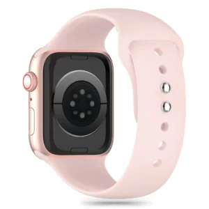 Tech-Protect Silicone apyrankė skirta Apple Watch 4 / 5 / 6 / 7 / 8 / 9 / SE / Ultra 1 / 2 (42 / 44 / 45 / 49 mm) - rožinės spalvos - Image 3
