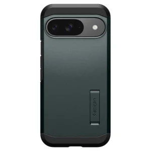 Spigen Tough Armor dėklas skirtas Google Pixel 9 / 9 Pro - žalios spalvos - Image 2