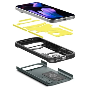 Spigen Tough Armor dėklas skirtas Google Pixel 9 / 9 Pro - žalios spalvos - Image 6