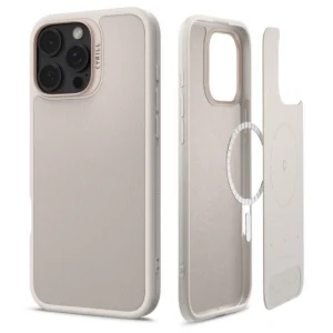Spigen Cyrill Kajuk MagSafe iPhone 16 Pro dėklas - Beige - Image 1