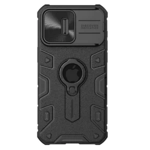 Nillkin CamShield Armor dėklas skirtas iPhone 15 Pro Max - juodos spalvos - Image 1