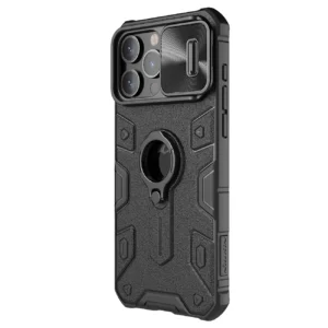 Nillkin CamShield Armor dėklas skirtas iPhone 15 Pro Max - juodos spalvos - Image 2