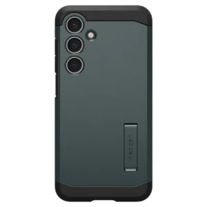 Spigen Tough Armor dėklas skirtas Samsung Galaxy S24 FE - žalios spalvos - Image 2