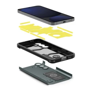 Spigen Tough Armor dėklas skirtas Samsung Galaxy S24 FE - žalios spalvos - Image 6