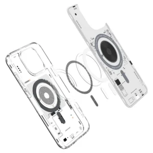 Spigen Ultra Hybrid Mag MagSafe Apple iPhone 16 Pro dėklas - skaidrus - Image 9