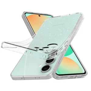 Spigen Liquid Crystal dėklas skirtas Samsung Galaxy S24 FE - skaidrus-Glitter - Image 9