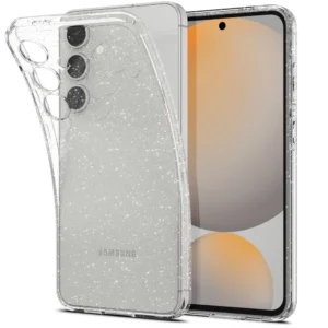 Spigen Liquid Crystal dėklas skirtas Samsung Galaxy S24 FE - skaidrus-Glitter - Image 3