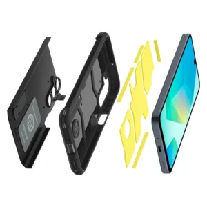 Spigen Tough Armor dėklas skirtas Samsung Galaxy A16 4G / 5G - juodos spalvos - Image 6