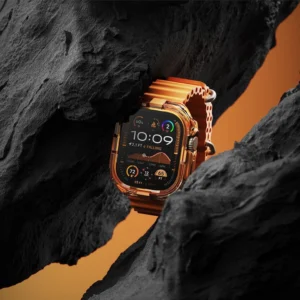 Ringke Fusion Bumper dėklas skirtas Apple Watch Ultra 49mm - juodos spalvos - Image 4
