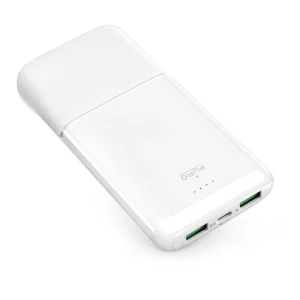 Powerbank Puro DAILY 10 PLUS 10000mAh 2x USBA / 1x USB-C 22.5W - baltos spalvos