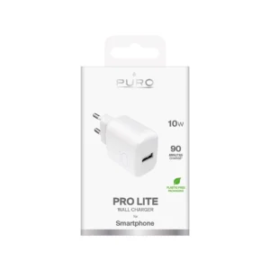 Puro PROLITE 10W USB-A laidinis įkroviklis - baltos spalvos - Image 2