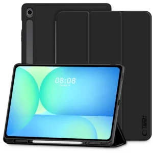 TechProtect SmartCase Pen dėklas skirtas Samsung Galaxy Tab S10 FE+ 13.1 X620 / X626B - juodos spalvos - Image 2