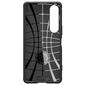 Spigen Rugged Armor dėklas skirtas Sony Xperia 1 VII - Matte juodos spalvos - Image 4