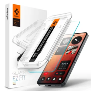 Spigen Glas.tR EZ Fit apsauginis tiklas skirtas Nothing Phone 3A / 3A Pro - skaidrus