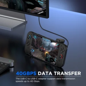 Tech-Protect Ultraboost AA04 USB-C kampinis adapteris - juodos spalvos - Image 3