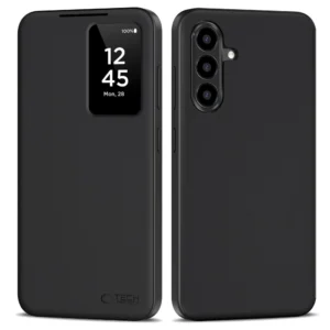 Tech-Protect Smart Wallet dėklas skirtas Samsung Galaxy A56 5G - Matte juodos spalvos