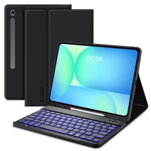 Tech-Protect SC Pen + Keyboard dėklas skirtas Samsung Galaxy Tab S10 FE+ 13.1 X620 / X626B - juodos spalvos