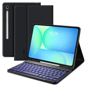 Tech-Protect SC Pen + Keyboard dėklas skirtas Samsung Galaxy Tab S10 FE+ 13.1 X620 / X626B - juodos spalvos - Image 2