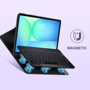 Tech-Protect SC Pen + Keyboard dėklas skirtas Samsung Galaxy Tab S10 FE+ 13.1 X620 / X626B - juodos spalvos - Image 7