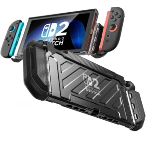 Supcase Unicorn Beetle Pro dėklas skirtas Nintendo Switch 2 - juodos spalvos