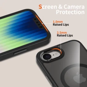 Tech-Protect MagMat MagSafe dėklas skirtas Nothing CMF Phone 2 Pro - juodos spalvos and skaidrus - Image 3