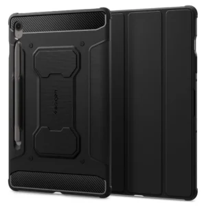 Spigen Rugged Armor "Pro" dėklas skirtas Samsung Galaxy Tab S10 FE+ 13.1 X620 / X626B - juodos spalvos - Image 2
