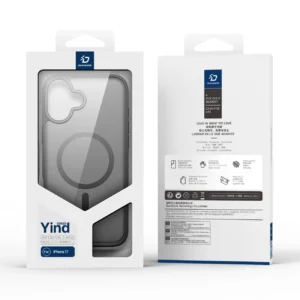 Dux Ducis Yind Apple iPhone 17 dėklas Compatible su MagSafe - juodos spalvos - Image 3