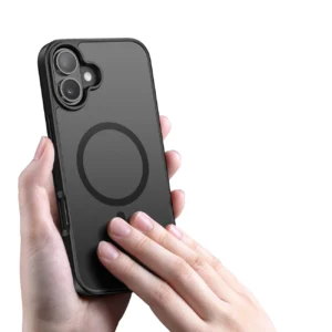 Dux Ducis Yind Apple iPhone 17 dėklas Compatible su MagSafe - juodos spalvos - Image 6