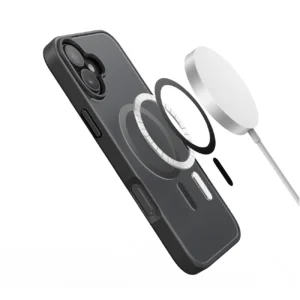 Dux Ducis Yind Apple iPhone 17 dėklas Compatible su MagSafe - juodos spalvos - Image 7