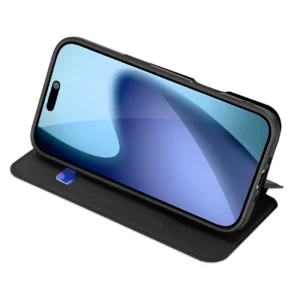Dux Ducis Skin Pro dėklas skirtas Apple iPhone 17 Air su Flip and Card Slot - juodos spalvos - Image 2