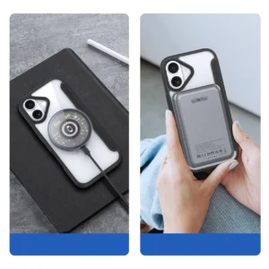 Dux Ducis Skin X Pro Apple iPhone 17 dėklas su Wallet, MagSafe Compatible - juodos spalvos - Image 6