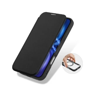 Dux Ducis Skin X Pro Apple iPhone 17 dėklas su Wallet, MagSafe Compatible - juodos spalvos - Image 7