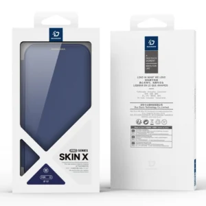 Dux Ducis Skin X Pro Apple iPhone 17 dėklas su Wallet, MagSafe Compatible - mėlynos spalvos - Image 3